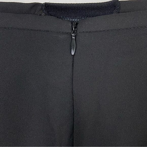 Vintage Black Whimsigoth Fairy Witchy Midi Skirt Sheer Lined 90’s Size 10 - Picture 7 of 13